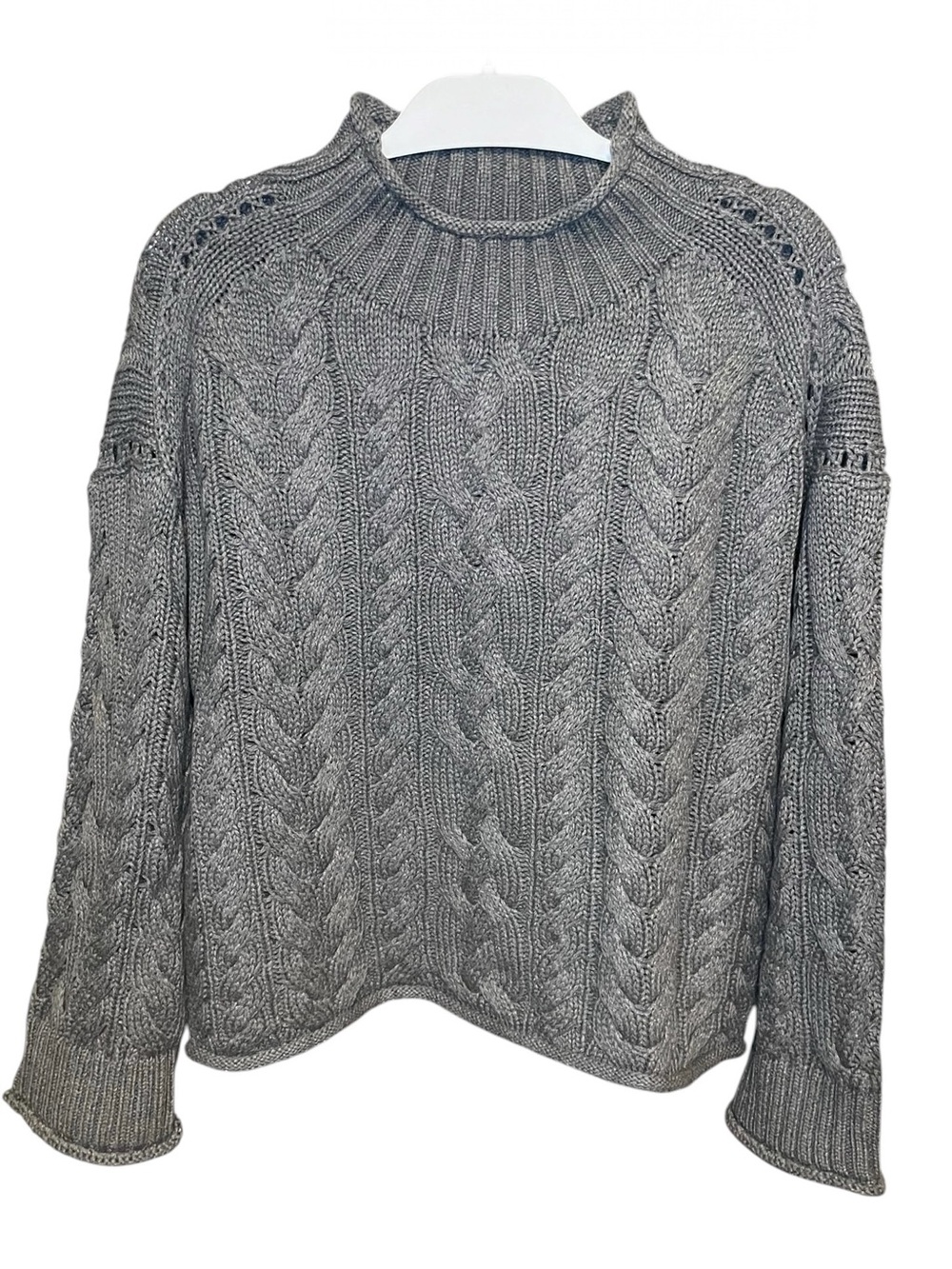 J. Crew 2025 Rollneck™ Cable Knit Sweater NWT Small